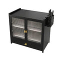 Mueble Organizador Cocina Alacena Platero Negro Multiuso