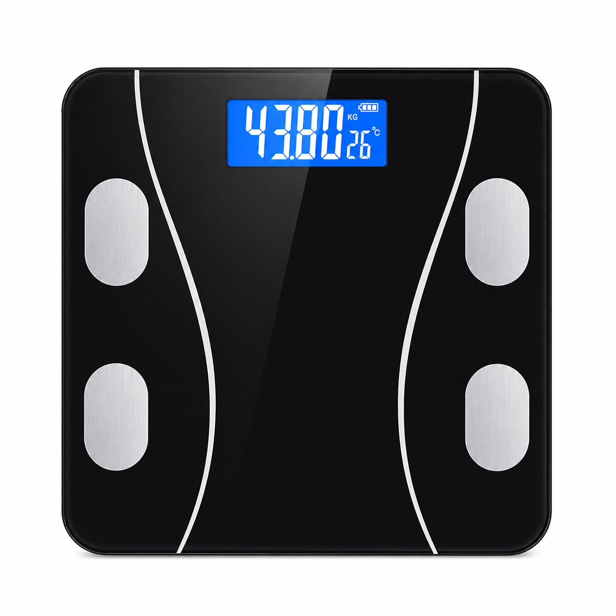 BÁSCULA DIGITAL BLUETOOTH INTELIGENTE 180 KG – PANTALLA LCD