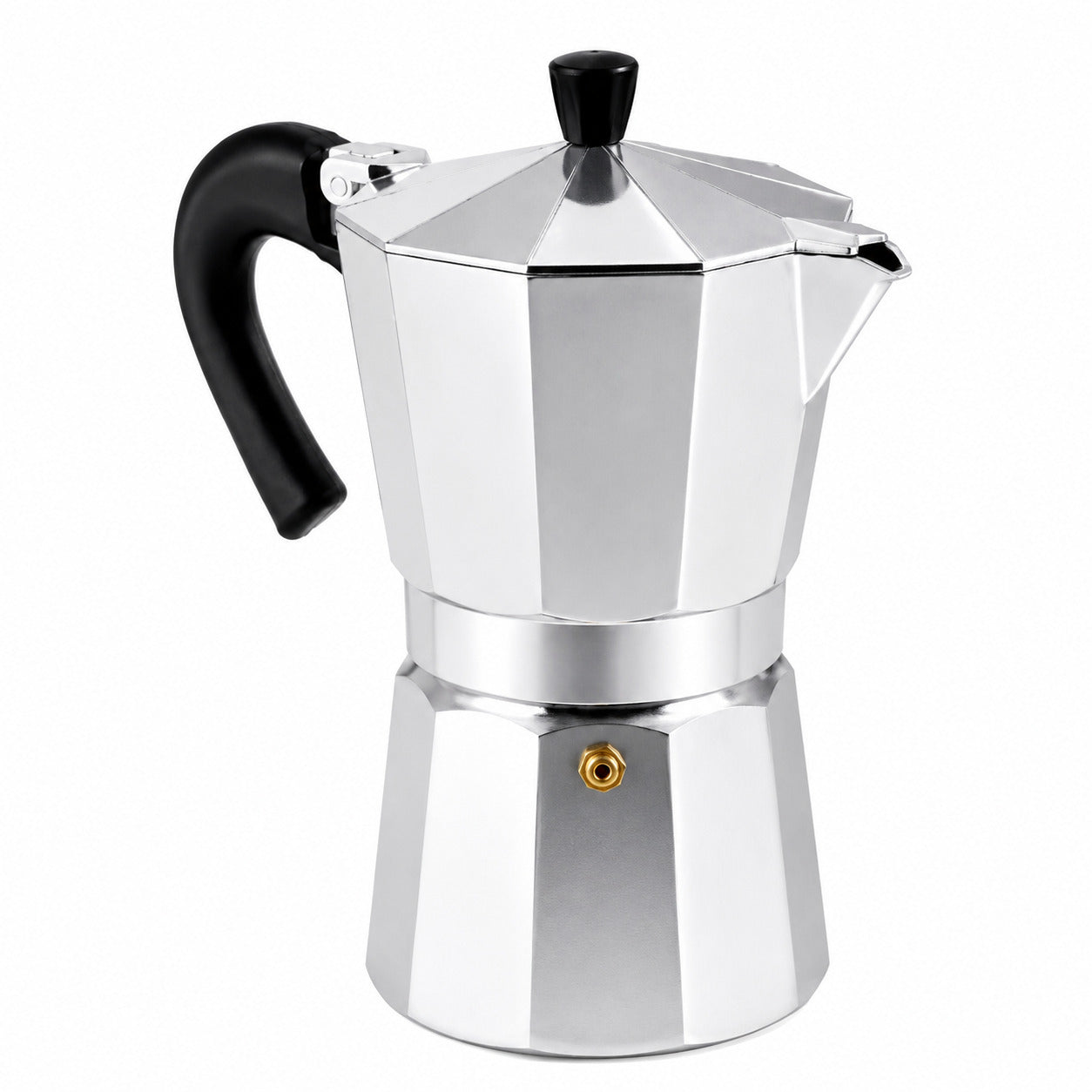 Cafetera Italiana de Aluminio 12 Tazas – Espresso Tradicional