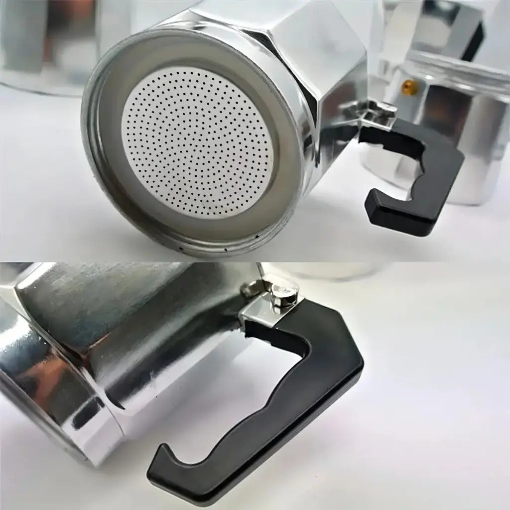 Cafetera Italiana de Aluminio 12 Tazas – Espresso Tradicional
