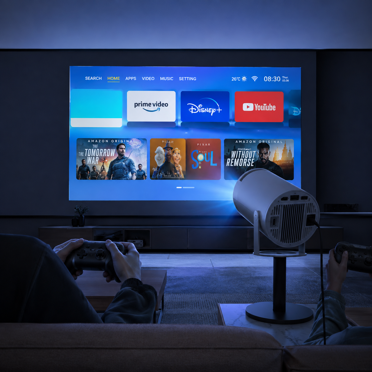 Consola Proyector X30 – Diversión en Grande