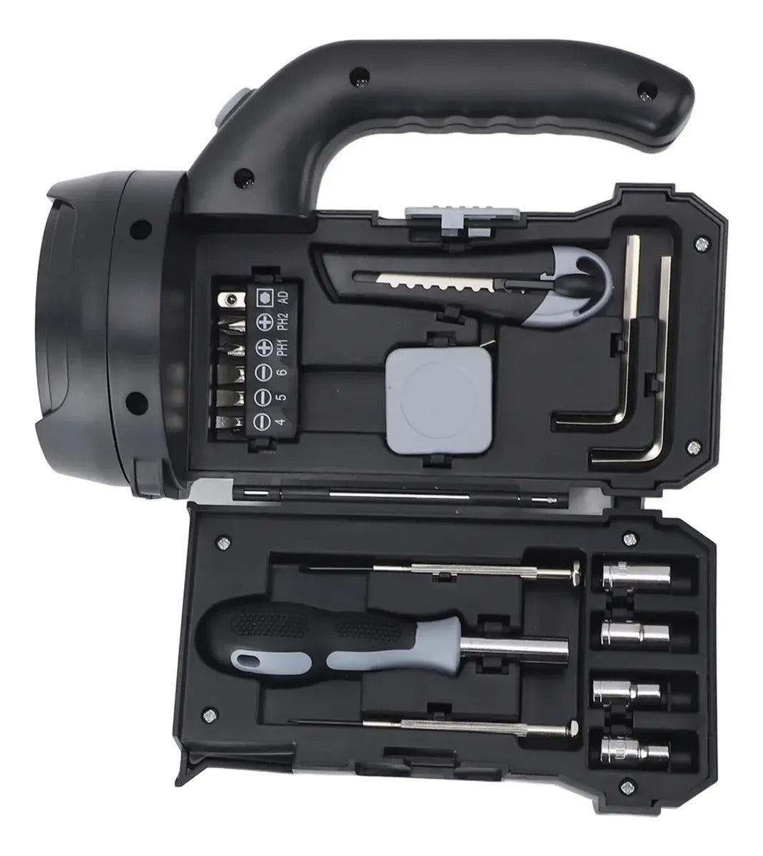 Kit De Herramientas Para El Hogar Con Linterna Led, Conjunto