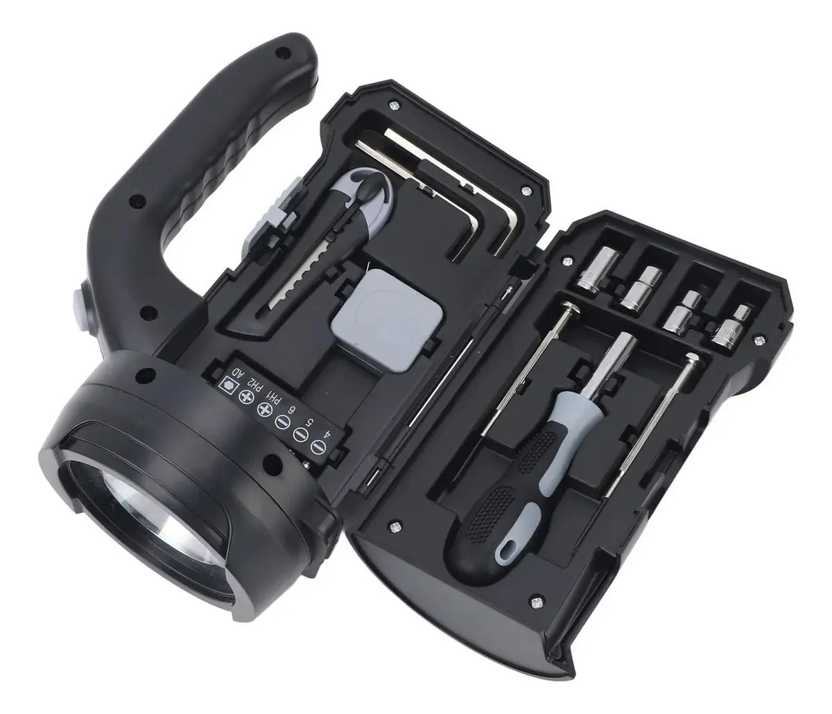 Kit De Herramientas Para El Hogar Con Linterna Led, Conjunto