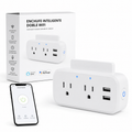 Enchufe Inteligente Doble WiFi | Control Remoto desde el Celular