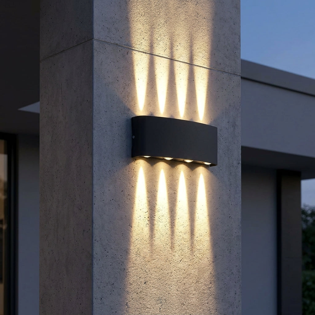 Lámpara LED Para Exteriores 10W X4 Luces