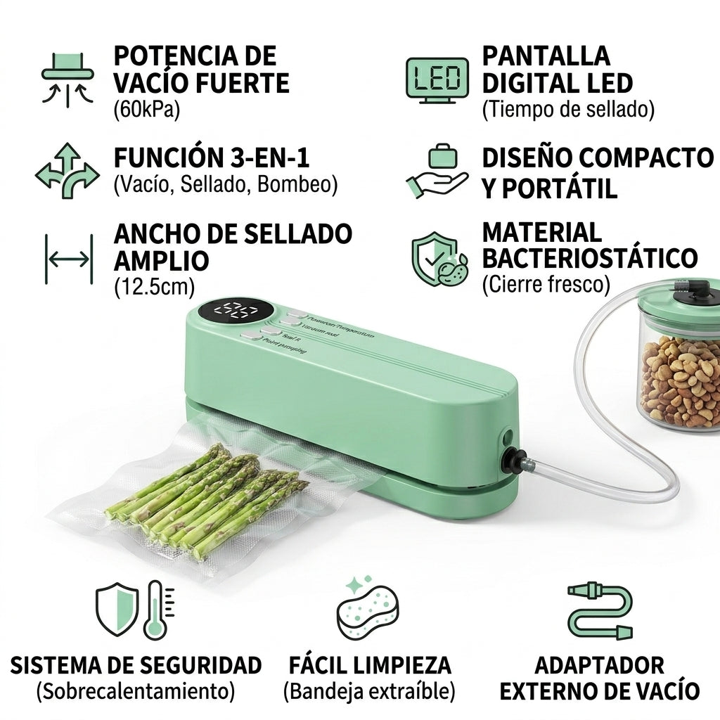 Sellador De Bolsas Digital XW-699