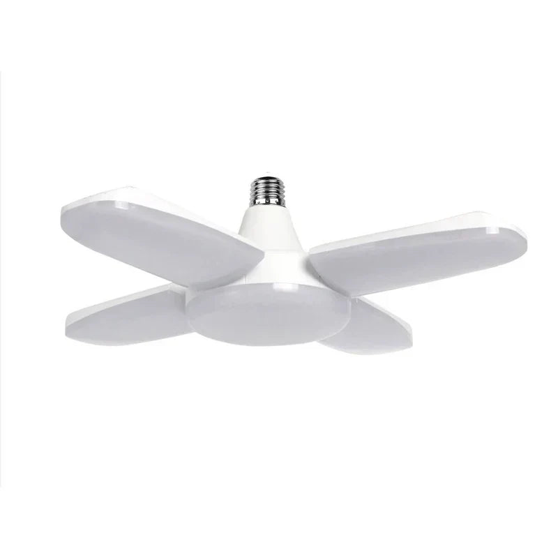 Bombillo Led 4 Aspas 60w Plegable Ahorro Energía Blanco