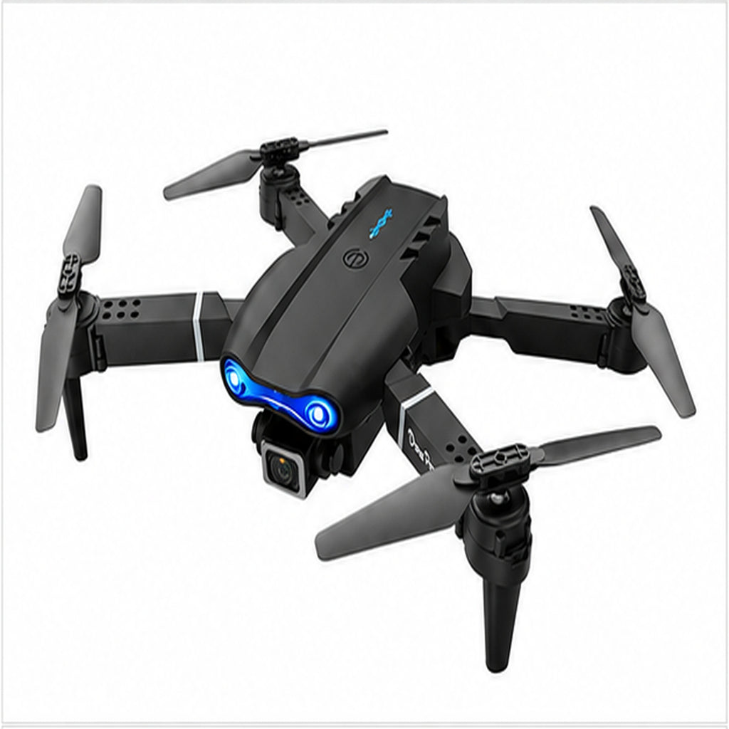 Drone Plegable con Cámara Frontal + Control Remoto y Luces LED