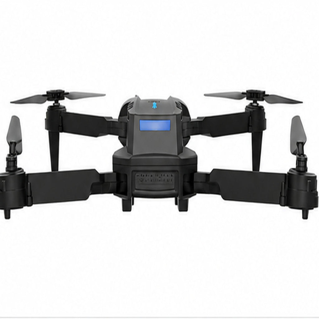 Drone Plegable con Cámara Frontal + Control Remoto y Luces LED