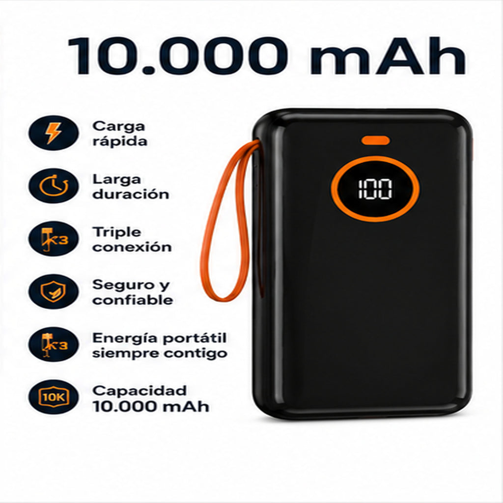 Powe Bank Newtec NW-PB03 – 10.000 mAh