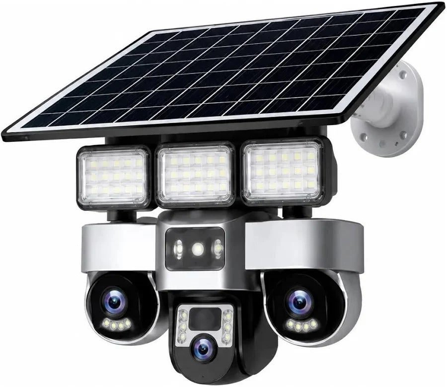 Camara WIFI Solar S30A 3 Lentes + Luz