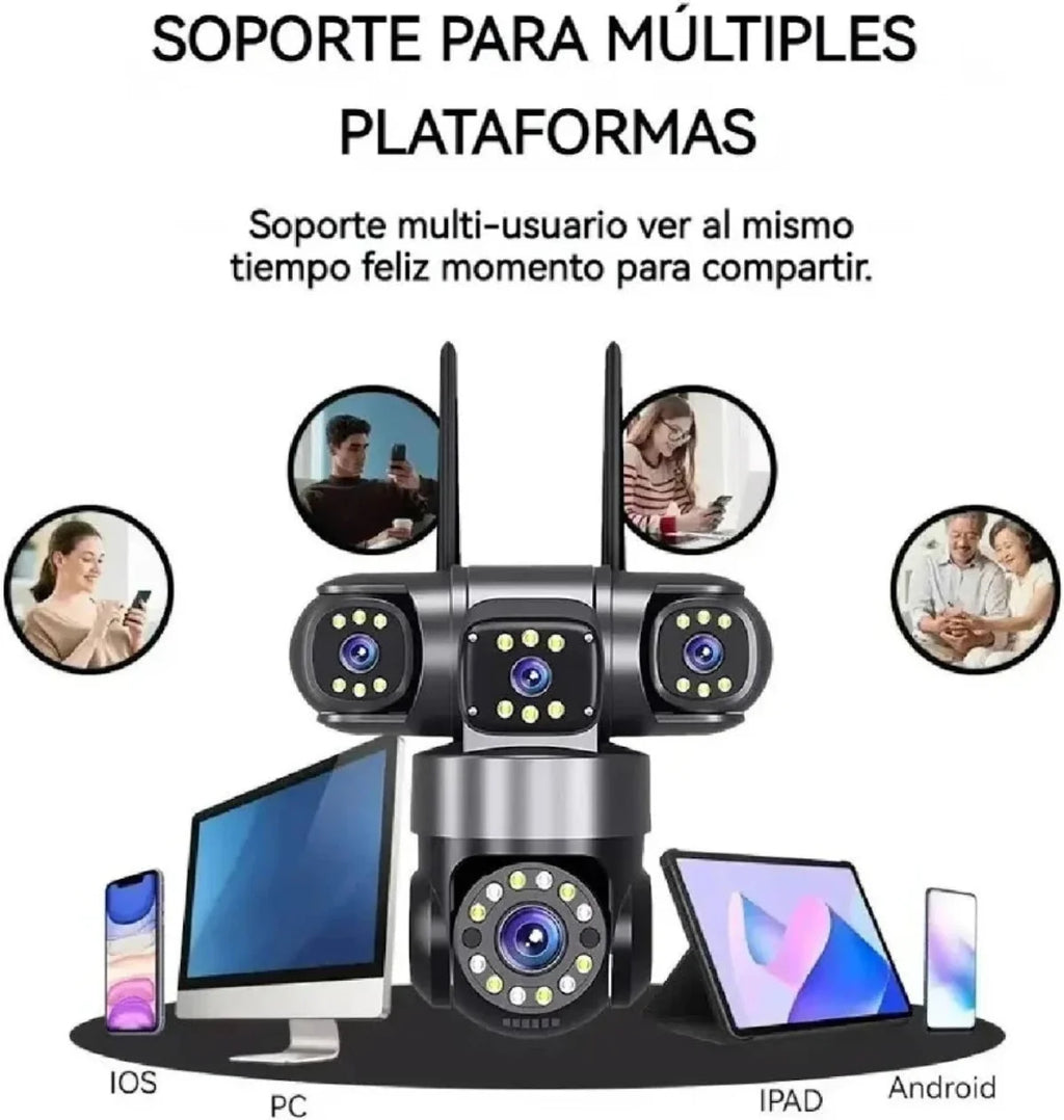 Camara Exterior YMS4 WIFI 4 Lentes